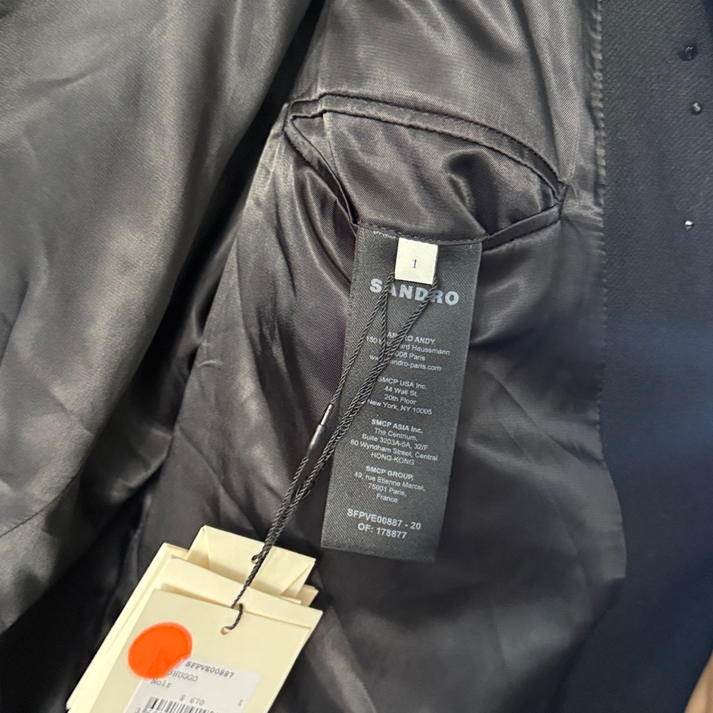 Sandro Rhinestone Blazer - Picture 5 of 5